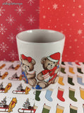 Vintage Kun-Lun Cute Lil' Christmas Teddy Bears Coffee Mug, Like New