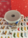 Vintage Kun-Lun Cute Lil' Christmas Teddy Bears Coffee Mug, Like New