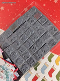 Vintage STM Christmas Miniature Foam Rubber Stamp Set