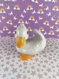Vintage Homco Ceramic Cute Lil' White Ducks Set/4 Figurines