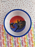 Vintage 1998 Zak Designs Batman & Robin Children's Bowl 5.5"