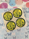 RARE Vintage 1970's Rewards Book Worm Reading Whiz Super Star Full Sticker Sheets Set/3