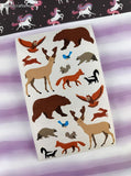 Vintage 1995 Mrs. Grossman's Wildlife Full Sticker Sheet, Clean & Unused