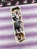 Vintage Hambly SHINY Welcome to the Zoo Full Sticker Sheet, Unused