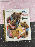 Random House Little Golden Book: The Three Bears, Hardcover, Like New