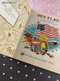 Vintage 1971 2nd Printing Little Golden Book: Our Flag, Hardcover