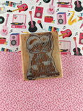 Vintage 1998 Precious Moments Stampendous "One Another" #UV010 Wooden Block/Rubber Stamp