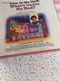 Vintage 1991 Glow in the Dark What's Under My Bed? Hardcover Golden Book