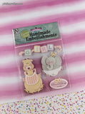 Nicole Classic Handmade Embellishments New Baby 3-Dimensional Sticker Packs Set/3, New/Sealed