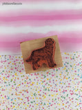 Vintage PSX #E-497 Puppy Dog Wooden Block/Rubber Stamp
