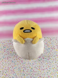 2018 Sanrio Gund Gudetama The Lazy Egg 5" Soft Plush Toy NWOT