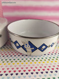 Vintage 2000 Piillsbury Company Doughboy Set/3 Nesting Canisters Bowls, Clean *Missing 1 Lid*