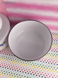 Vintage 2000 Piillsbury Company Doughboy Set/3 Nesting Canisters Bowls, Clean *Missing 1 Lid*