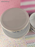 Vintage 2000 Piillsbury Company Doughboy Set/3 Nesting Canisters Bowls, Clean *Missing 1 Lid*