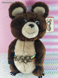 Vintage 1979 R. Dakin & Company 1980's Olympics Misha Soft Plush Teddy NWT