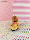 Vintage PenDelfin Studios Hand Painted Stonecraft "Bongo" Rabbit Figurine