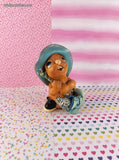 Vintage PenDelfin Studios Hand Painted Stonecraft "Whopper" Rabbit Figurine