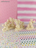 Vintage 2000 Millenium Collection Roman, Inc. Set/3 Christmas Angel Figurines, Like New