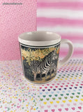 Vintage 1985 Applause Zebra Safari Coffee Mug