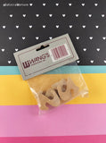 Vintage Wang's International Mini Wooden Numbers "Two" Sealed Pack