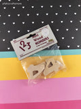 Vintage Wang's International Mini Wooden Numbers "Four" Sealed Pack