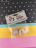 Vintage Wang's International Mini Wooden Numbers "Five" Sealed Pack