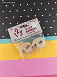 Vintage Wang's International Mini Wooden Numbers "Six" Sealed Pack