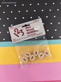 Vintage Wang's International Miniature Wooden Numbers "Zero" Sealed Pack