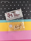 Vintage Wang's International Miniature Wooden Numbers "One" Sealed Pack