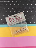Vintage Wang's International Miniature Wooden Numbers "Seven" Sealed Pack