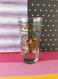 Vintage 12 Days of Christmas "12th Day" Glass Tumbler, Nice & Clean