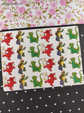 Vintage Scholastic Clifford Franklin Full Sticker Sheet, Unused