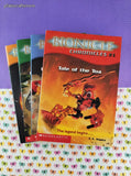 Vintage 2000's Bionicle Chronicles #1 - #4 Scholastic Softcovers Set