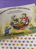 Vintage 1980 Grandma & Grandpa's Grand Opening Woodsey Adventure Fisher-Price Hardcover