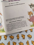 Vintage 1986 All Aboard Books: The Wee Kitten Who Sucked Her Thumb Softcover
