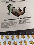 Vintage 1984 Golden Book: Slip the Otter Finds a Home, Look-Look Book Softcover