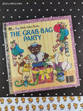 Vintage 1986 Big Little Golden Book: The Grab-Bag Party, Hardcover