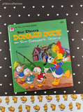 Vintage 1960 Tell-A-Tale Book, Donald Duck on Tom Sawyer's Island Hardcover