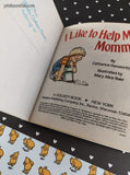 Vintage 1991 First Little Golden Book, I Like to Help My Mommy, Hardcover