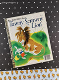 Vintage 1980 Little Golden Book: Tawny Scrawny Lion Hardcover
