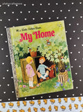 Vintage 1976 Little Golden Book: My Home Hardcover