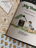 Vintage 1976 Little Golden Book: My Home Hardcover