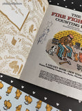 Vintage 1983 Little Golden Book: The Fire Fighters' Counting Book Hardcover