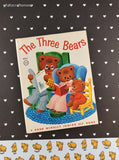 Vintage 1942 Rand McNally Junior Elf Books, The Three Bears, Hardcover