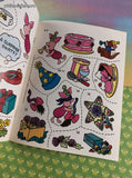 VTG 1996 Pooh: Party Time Easy Peel Sticker Book Preschool-Gr.3 Softcover