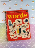 Vintage 1948 1st Printing Little Golden Book: Words Hardcover
