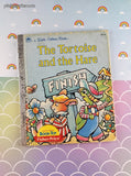 Vintage 1987 1st Printing Special Fisher-Price Little Golden Book: The Tortoise and the Hare Hardcover