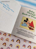 Vintage 1986 First Little Golden Book Disney Babies Baby Baby Mickey's Book of Shapes Hardcover