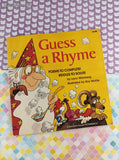 Vintage 1982 Guess a Rhyme Random House, Softcover