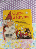 Vintage 1982 Guess a Rhyme Random House, Softcover